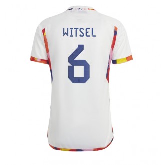 Herren Fußballbekleidung Belgien Axel Witsel #6 Auswärtstrikot WM 2022 Kurzarm